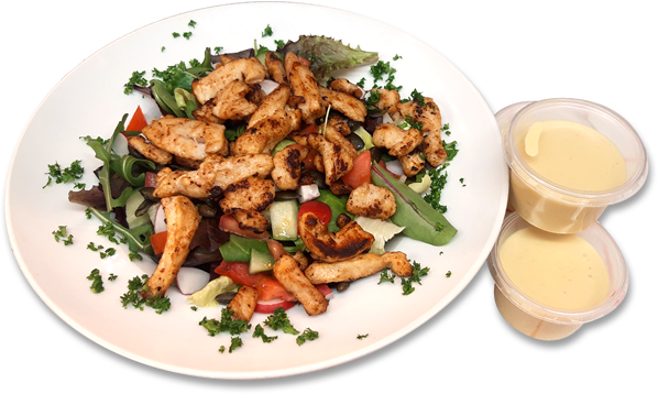 Leckerer Salat bei Bauernhof Kitz